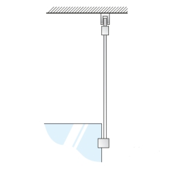 ΒΡΑΧΙΟΝΑΣ ΟΡΟΦΗΣ INOX BR VSA-111  IW.WALK-IN DEVON