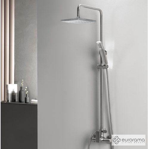 ΜΠΑΤ ΝΤΟΥΣ INOX F 144065-110 QUADRA EURORAMA