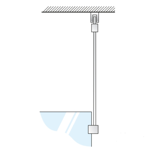 ΒΡΑΧΙΟΝΑΣ ΟΡΟΦΗΣ INOX BR VSA-111  IW.WALK-IN DEVON